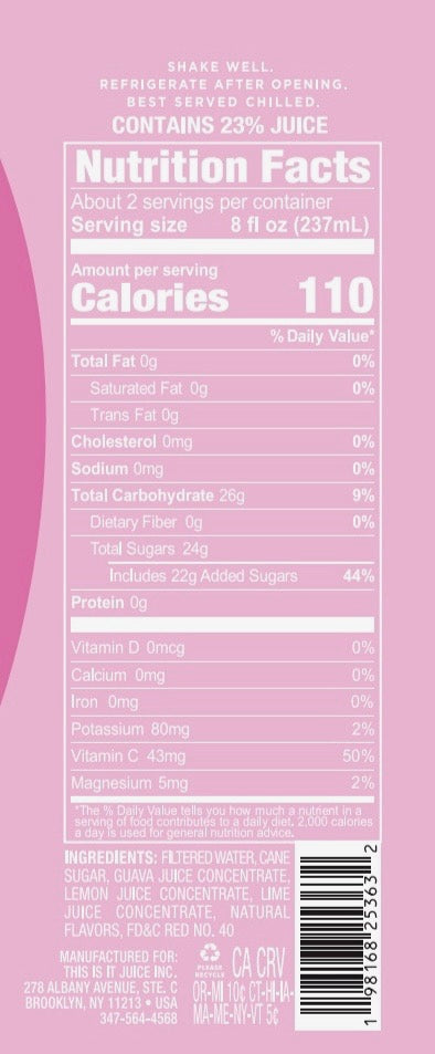 GUAVA LEMON LIME (CASE OF 12)